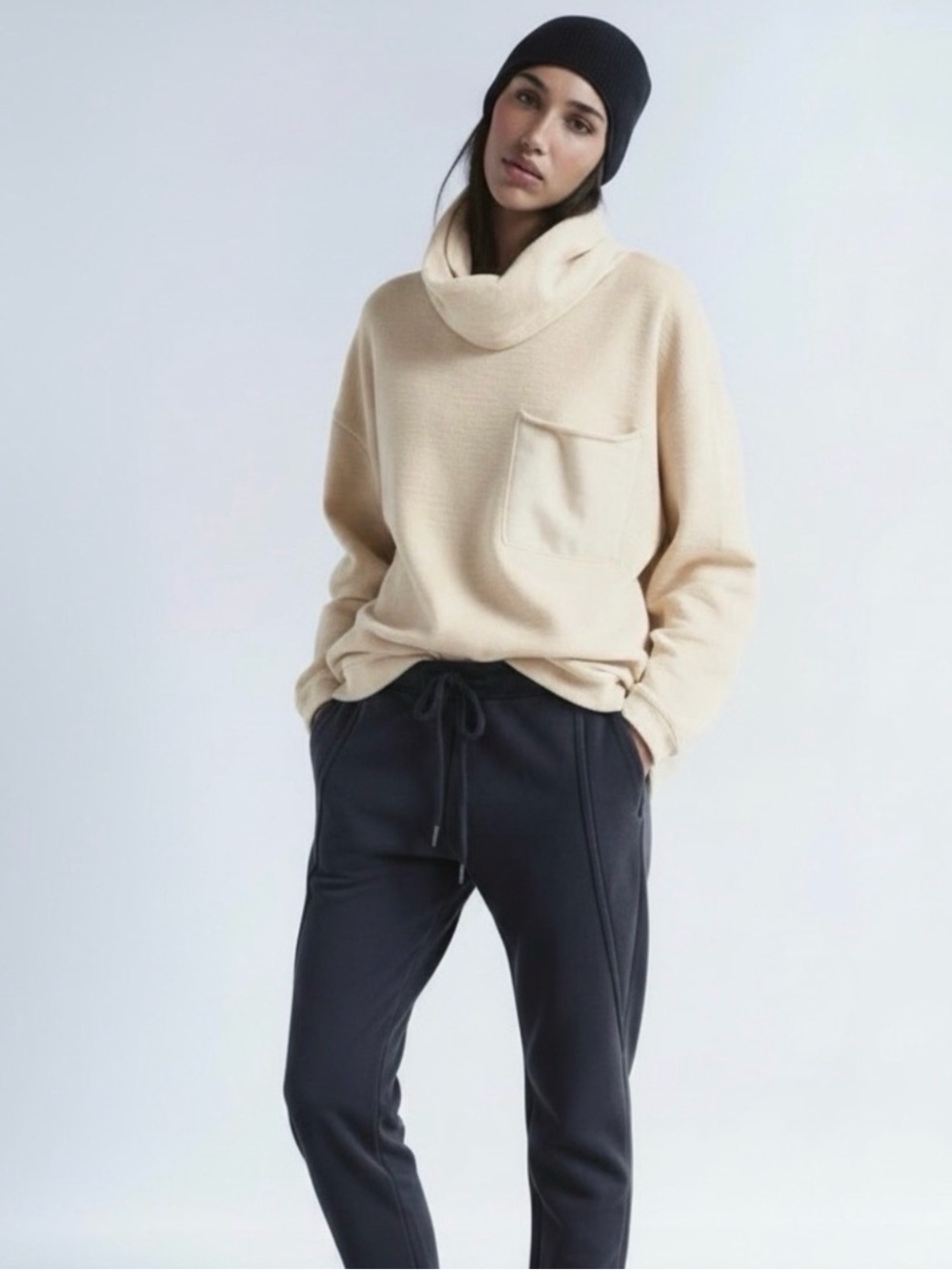 FREE PEOPLE Lunar Layer in Ivory Sz S